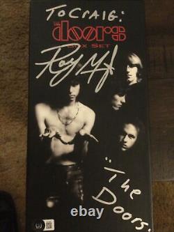 THE DOORS Signed Autograph Auto CD Box Set by Ray Manzarek Beckett Authenticated