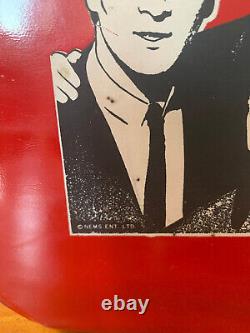 The Beatles Air Flite Hat Box Red Vinyl Rare 1964 Overnight Case
