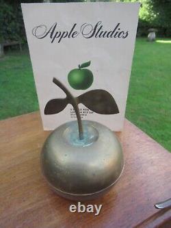 The Beatles Brass Apple Two Part Trinket Box made for Guests Apple Studios 1971