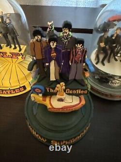 The Beatles Franklin Mint Complete Set Glass Dome Music Boxes