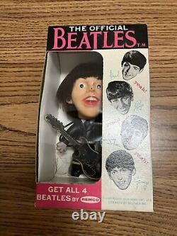 The Beatles (Paul McCartney) 1964 Remco hard body doll in original box ex cond