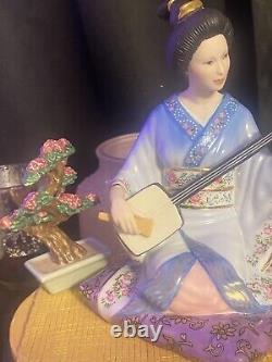 The Danbury Mint Song Of Asian Geisha Figurine VERY RARE