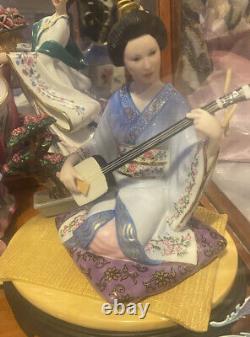 The Danbury Mint Song Of Asian Geisha Figurine VERY RARE