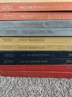 Time Life Music The Story of Great Music Boxed Sets 33 RPM Vinyl STL 140-152