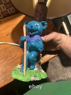 Ultra Rare Grateful Dead Lamp Bear With A Walking Stick With The Original Box