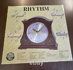 Unused In Original Box Rhythm RRS Musical Clock CRH193UR06 28 Songs