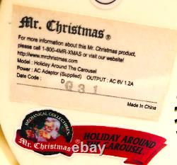 VTG Mr. Christmas Holiday Around The Carousel'97 Musical VIDEO Orig Box UNUSED