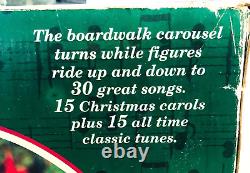 VTG Mr. Christmas Holiday Around The Carousel'97 Musical VIDEO Orig Box UNUSED