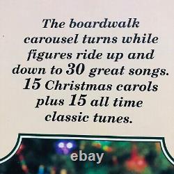 VTG Mr. Christmas Holiday Around The Carousel'97 Musical VIDEO Orig Box UNUSED