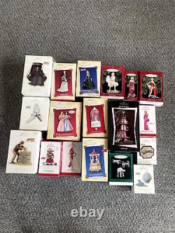 Variety of Hallmark Keepsake XMAS Ornaments LOT of (18) Star Wars Marilyn Monroe