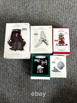 Variety of Hallmark Keepsake XMAS Ornaments LOT of (18) Star Wars Marilyn Monroe