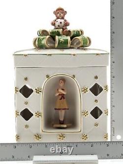 Villeroy & Boch RARE Tea Light Music Box We Wish You a Merry X'mas Christmas 10