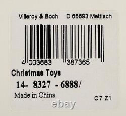 Villeroy & Boch RARE Tea Light Music Box We Wish You a Merry X'mas Christmas 10