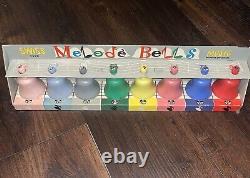 Vintage 1954 Knickerbocker Melode Musical Bells With Music Book and Original Boxes