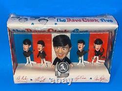 Vintage 1964 REMCO DAVE CLARK FIVE Doll Figure Set Complete in Box + Flex Record