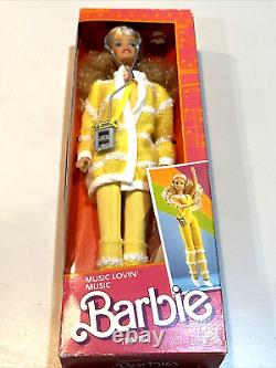 Vintage 1985 Music Lovin' Barbie Tempo Poupee Mattel #9988 Rare HTF NRFB