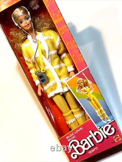 Vintage 1985 Music Lovin' Barbie Tempo Poupee Mattel #9988 Rare HTF NRFB