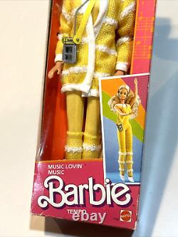 Vintage 1985 Music Lovin' Barbie Tempo Poupee Mattel #9988 Rare HTF NRFB