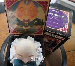 Vintage ENESCO Humpty Dumpty Musical Jack-in-the-Box Faith Wick #d Orig Box 1989