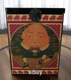 Vintage ENESCO Humpty Dumpty Musical Jack-in-the-Box Faith Wick #d Orig Box 1989