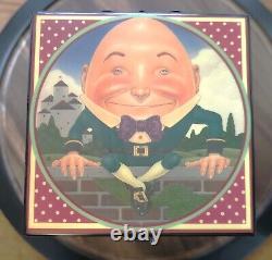 Vintage ENESCO Humpty Dumpty Musical Jack-in-the-Box Faith Wick #d Orig Box 1989