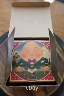 Vintage ENESCO Humpty Dumpty Musical Jack-in-the-Box Faith Wick #d Orig Box 1989