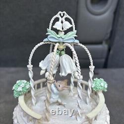 Vintage Enesco Small World Of Music Wee Wedding Wishes Action Musical WORKS