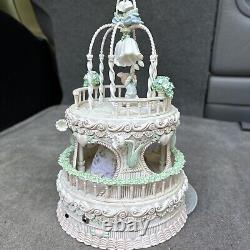 Vintage Enesco Small World Of Music Wee Wedding Wishes Action Musical WORKS