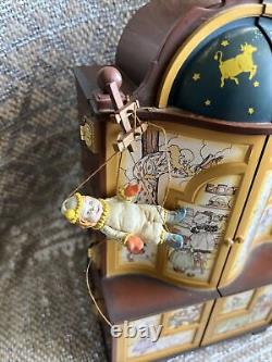 Vintage Enesco The Dream Keeper Lighted Animated Music Box 1990 READ