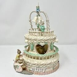 Vintage Enesco Wee Wedding Wishes Action Musical Cake Masterpiece UNTESTED