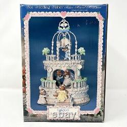 Vintage Enesco Wee Wedding Wishes Action Musical Cake Masterpiece UNTESTED