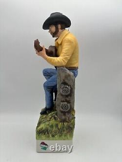 Vintage McCormick Hank Williams Jr. Bocephus Music Box Decanter New