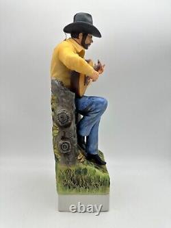 Vintage McCormick Hank Williams Jr. Bocephus Music Box Decanter New