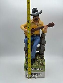 Vintage McCormick Hank Williams Jr. Bocephus Music Box Decanter New