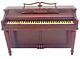 Vintage Miniature Wurlitzer Upright Piano Dollhouse Toy Sample In Original Box