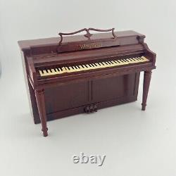 Vintage Miniature Wurlitzer Upright Piano Dollhouse Toy Sample in original box