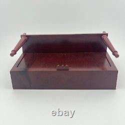 Vintage Miniature Wurlitzer Upright Piano Dollhouse Toy Sample in original box