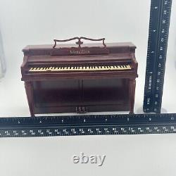 Vintage Miniature Wurlitzer Upright Piano Dollhouse Toy Sample in original box