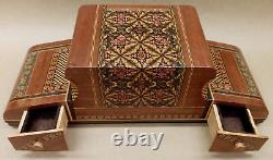 Vintage Musical Jewellery Box Inlaid Micro Mosaic Decoration