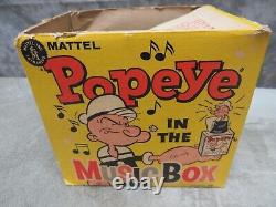 Vintage POPEYE Music Jack in the Box with Original Box Stellar