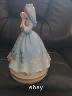 Vintage Rare Joseph Original Mother With Baby Music Box