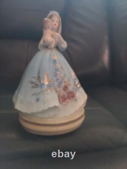 Vintage Rare Joseph Original Mother With Baby Music Box