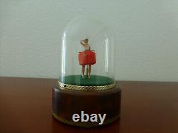 Vintage Reuge Dancing Ballerina Music Box Automaton (watch The Video)