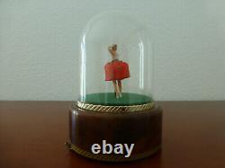 Vintage Reuge Dancing Ballerina Music Box Automaton (watch The Video)