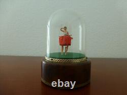 Vintage Reuge Dancing Ballerina Music Box Automaton (watch The Video)