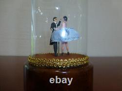 Vintage Reuge Dancing Couple Ballerina Music Box Automaton (see Video)