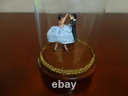 Vintage Reuge Dancing Couple Ballerina Music Box Automaton (see Video)