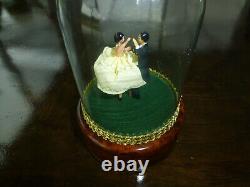 Vintage Reuge Dancing Couple Ballerina Music Box Automaton (watch The Video)