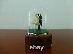 Vintage Reuge Dancing Love Couple Ballerina Music Box Automaton Watch The Video