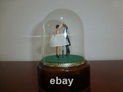 Vintage Reuge Dancing Love Couple Ballerina Music Box Automaton Watch The Video